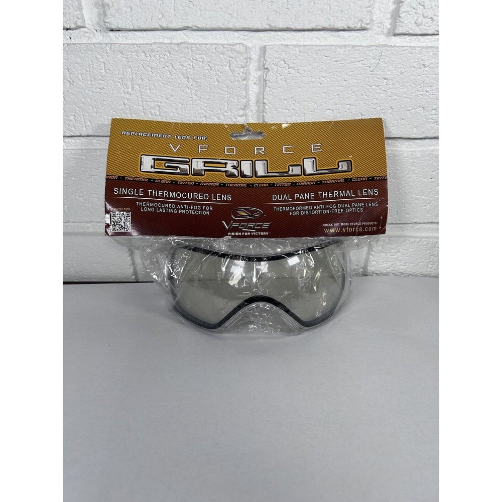 V Force Paintball Mask Lens Dual Pane Thermal Lens Clear New
